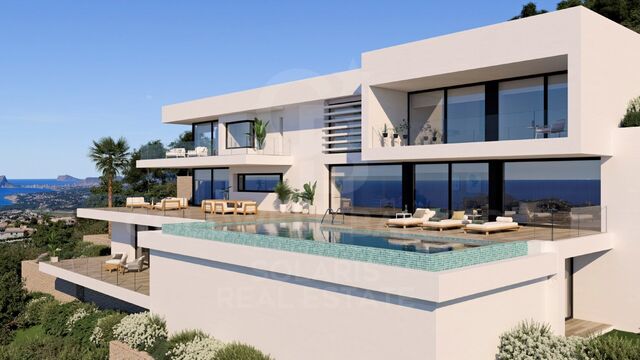 EN CONSTRUCCIÓN - Exclusiva villa de lujo de 5 dormitorios con vistas al mar en Benitachell