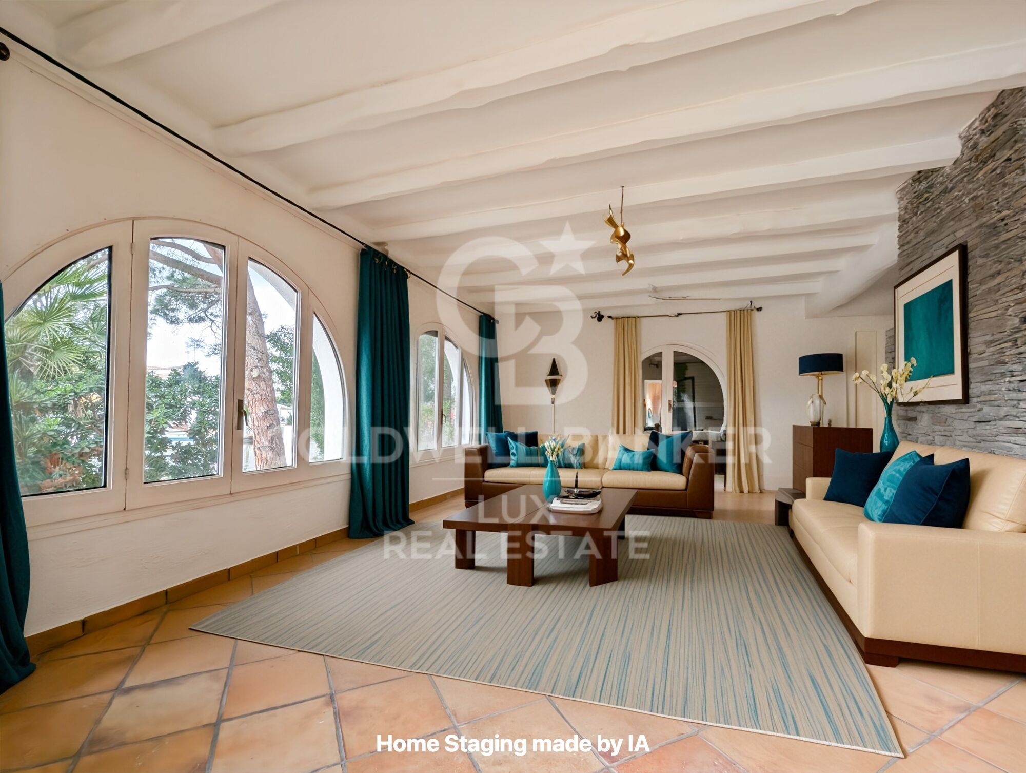 Villa with 30 m mooring in wide canal, Empuriabrava