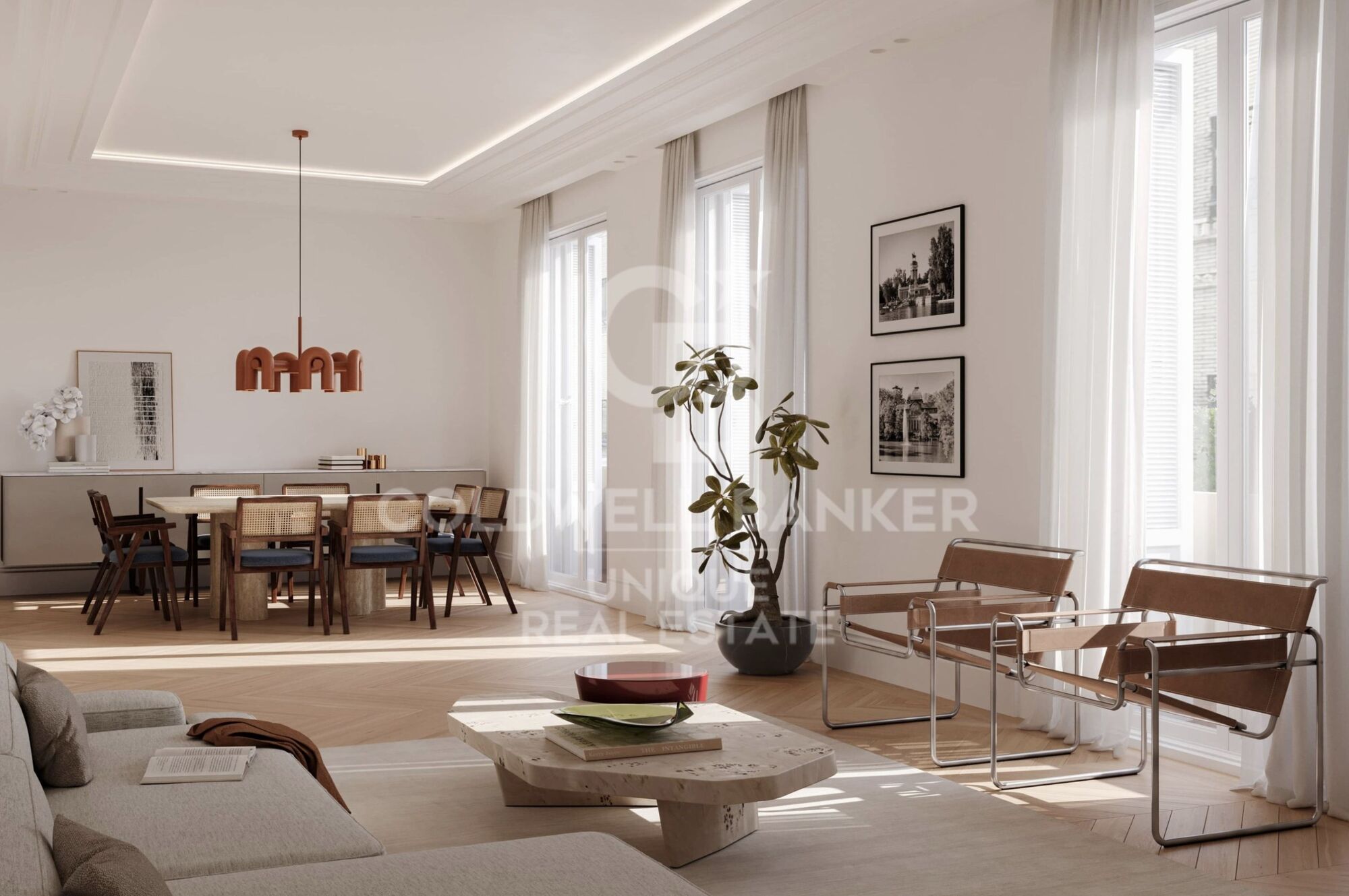 Exclusive renovated 3-bedroom exterior flat in the centre of Madrid