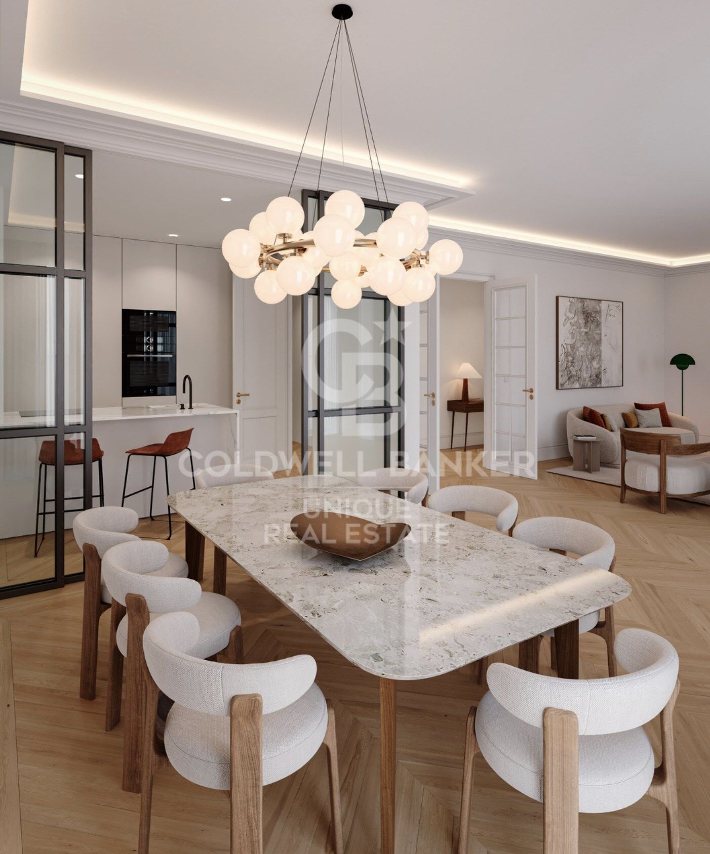 Exclusive 4-bedroom exterior flat in Almagro, Madrid