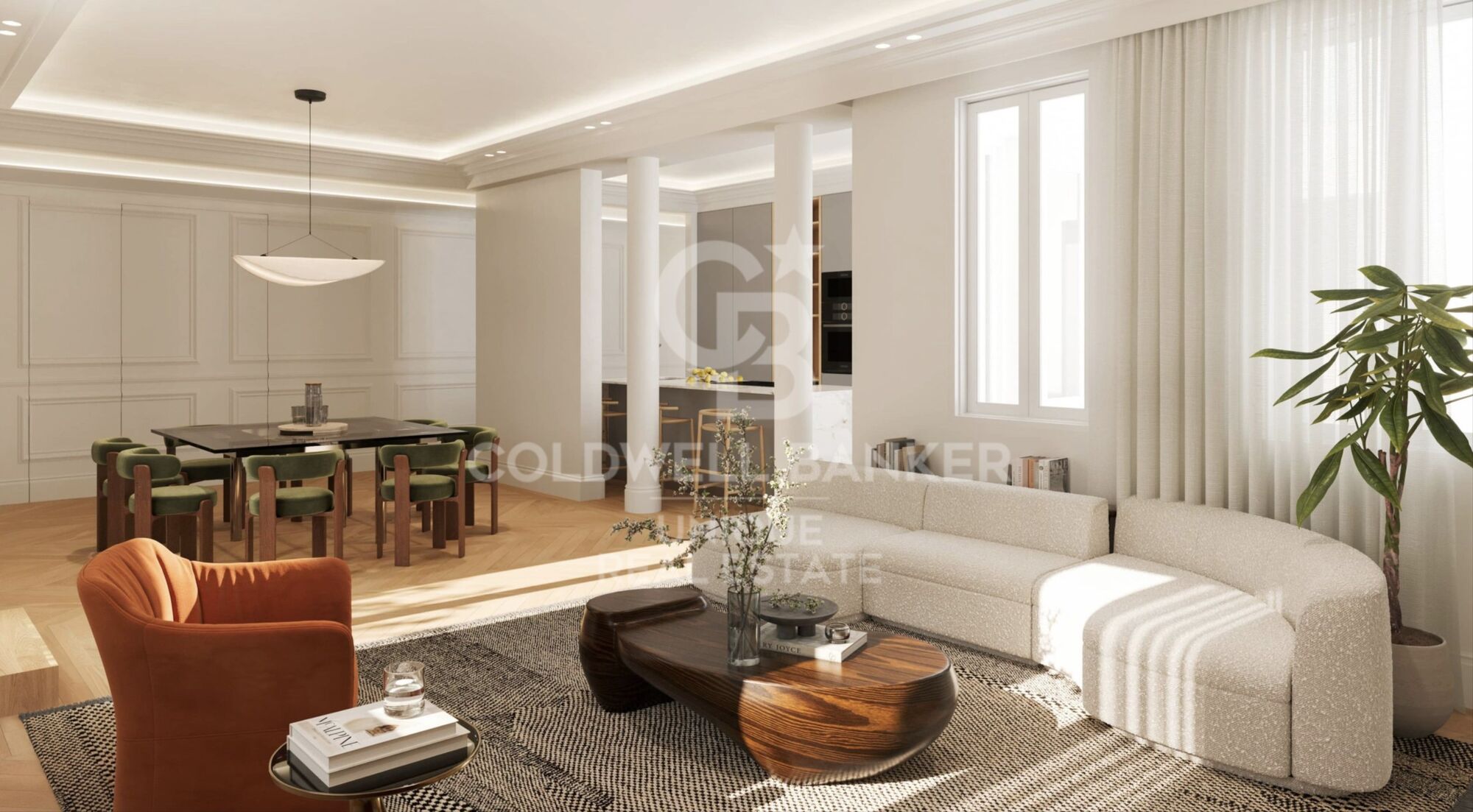 Renovated penthouse with 2 terraces in Almagro, Madrid