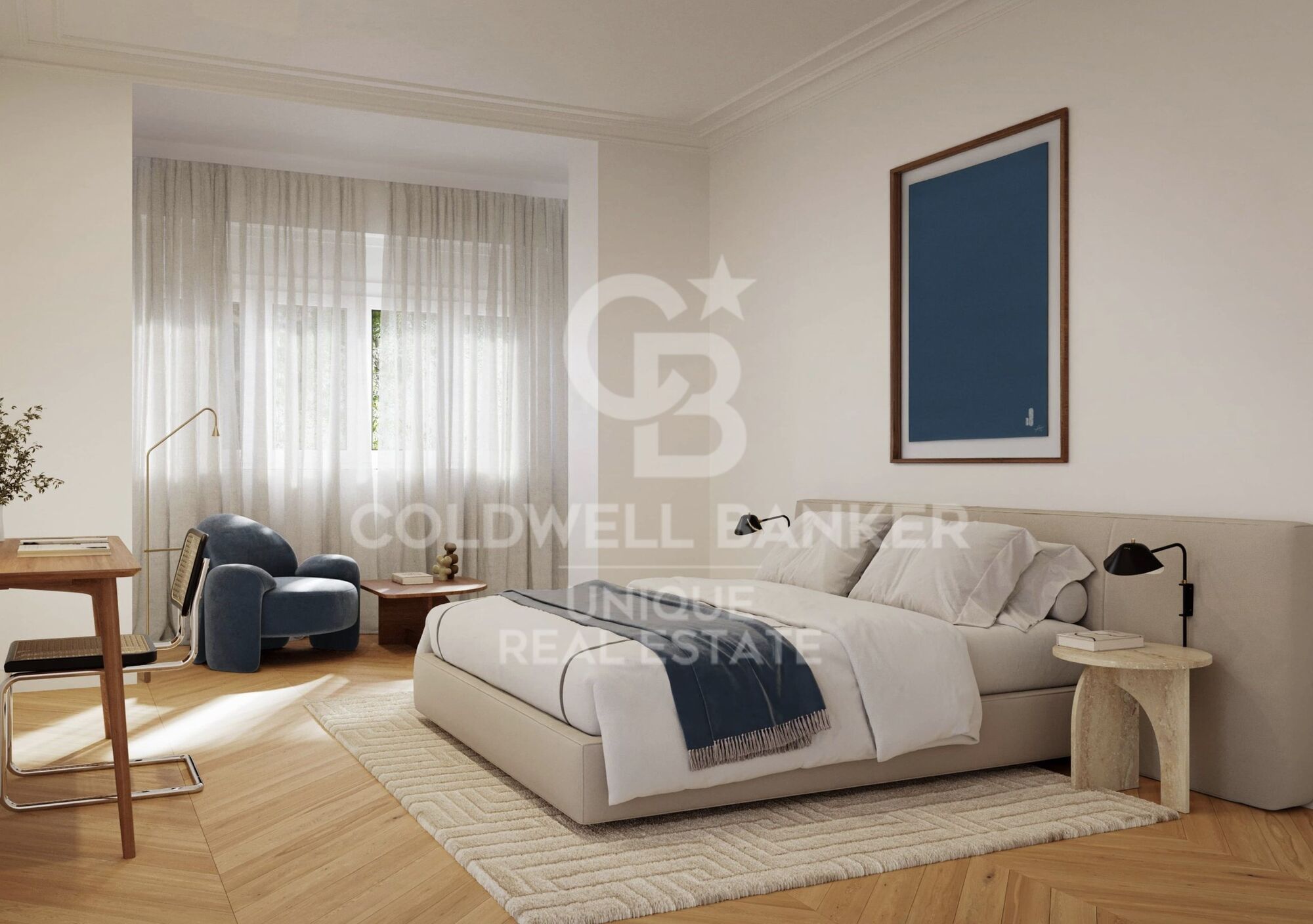 Renovated penthouse with 2 terraces in Almagro, Madrid