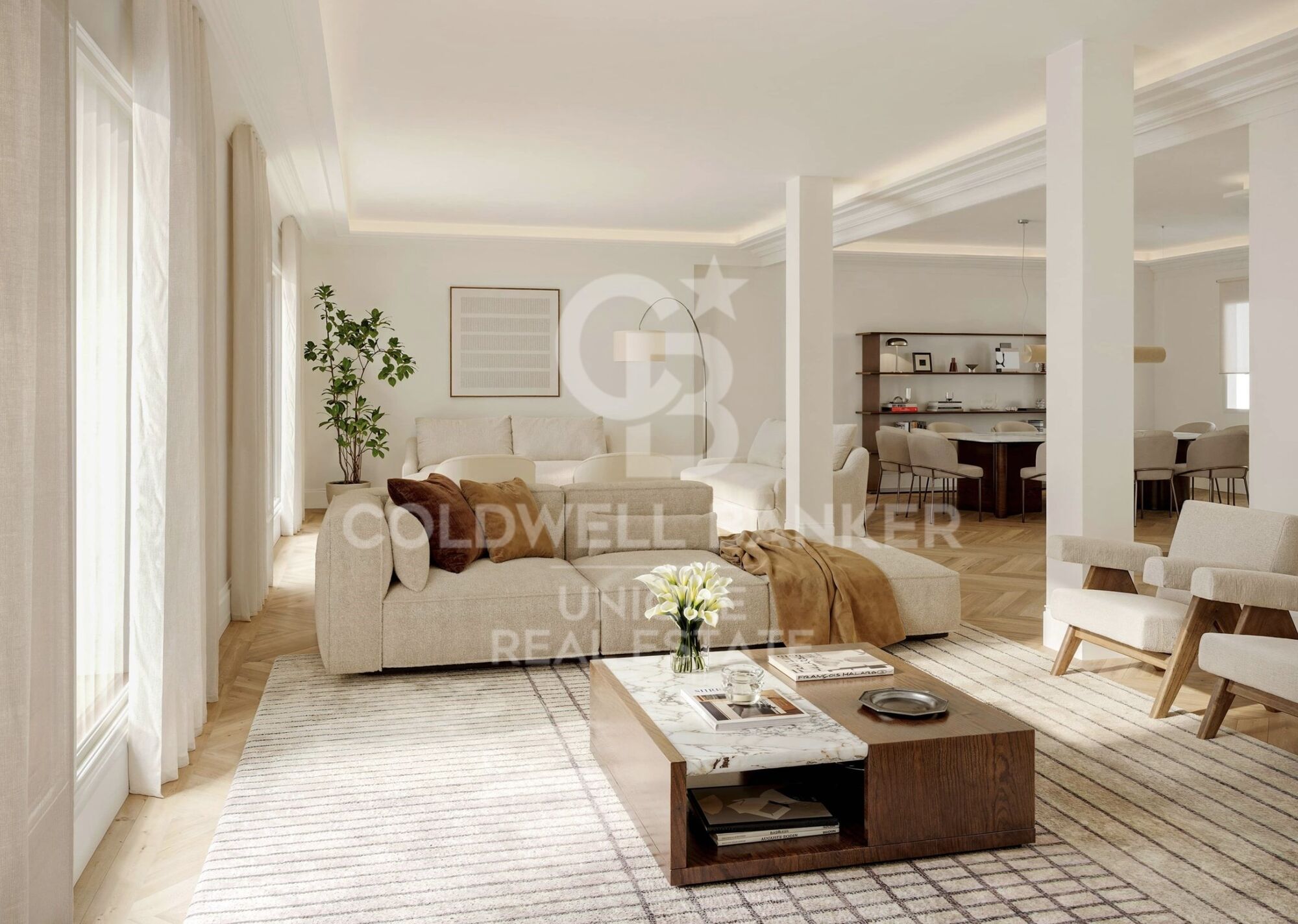 Renovated penthouse with exclusive terrace in Lista, Madrid