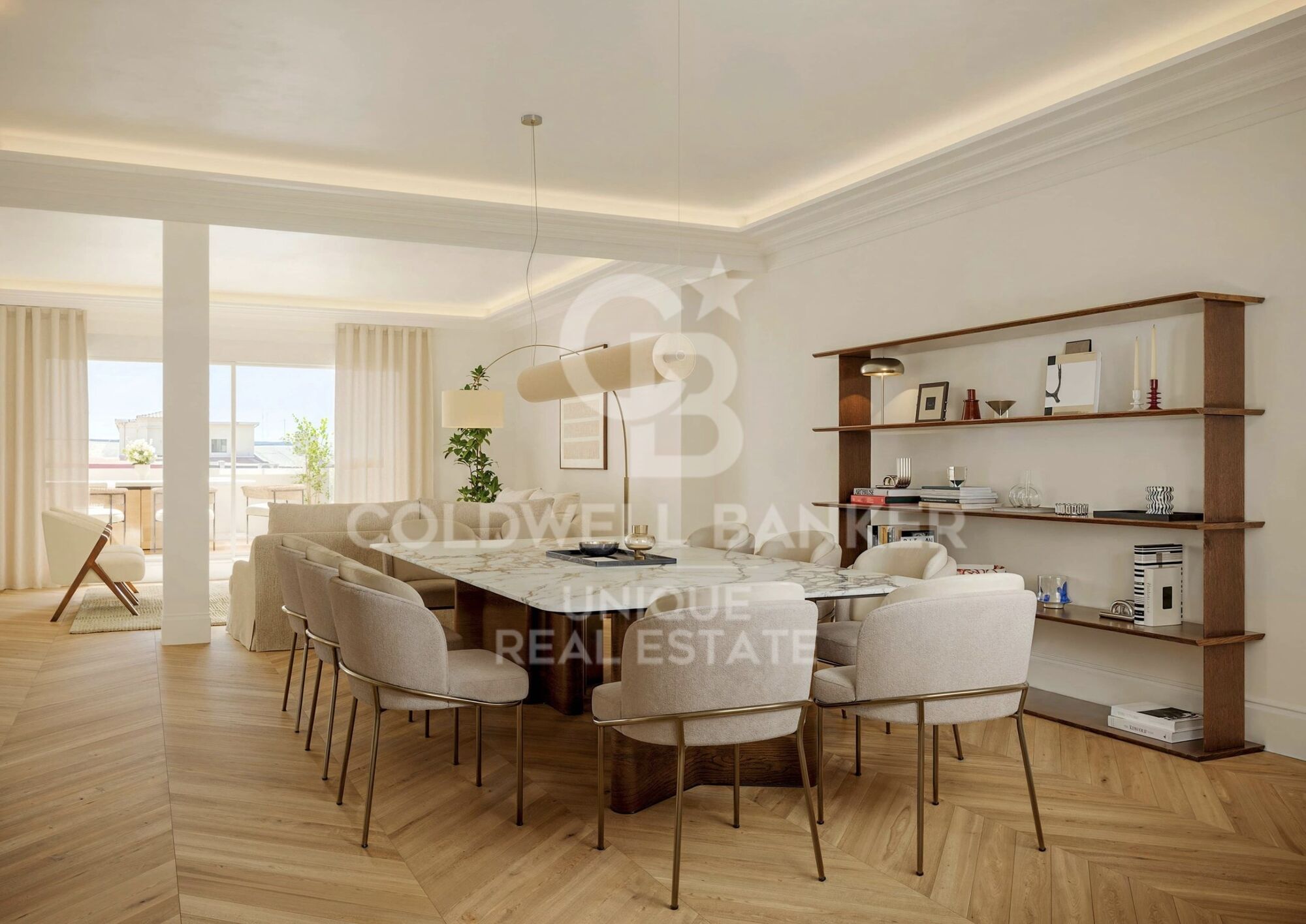 Renovated penthouse with exclusive terrace in Lista, Madrid