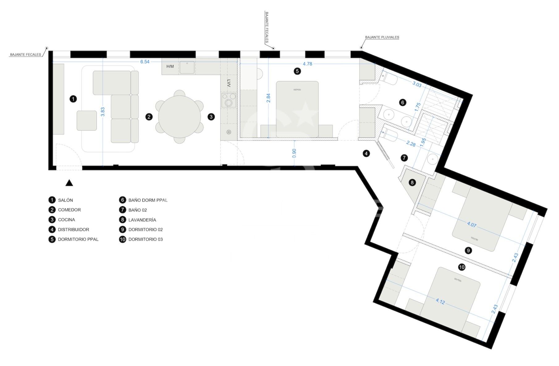 Flat 3 Bedrooms Sale Madrid