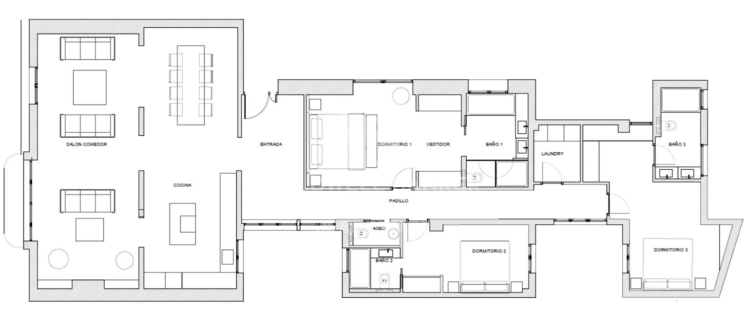 Flat 3 Bedrooms Sale Madrid