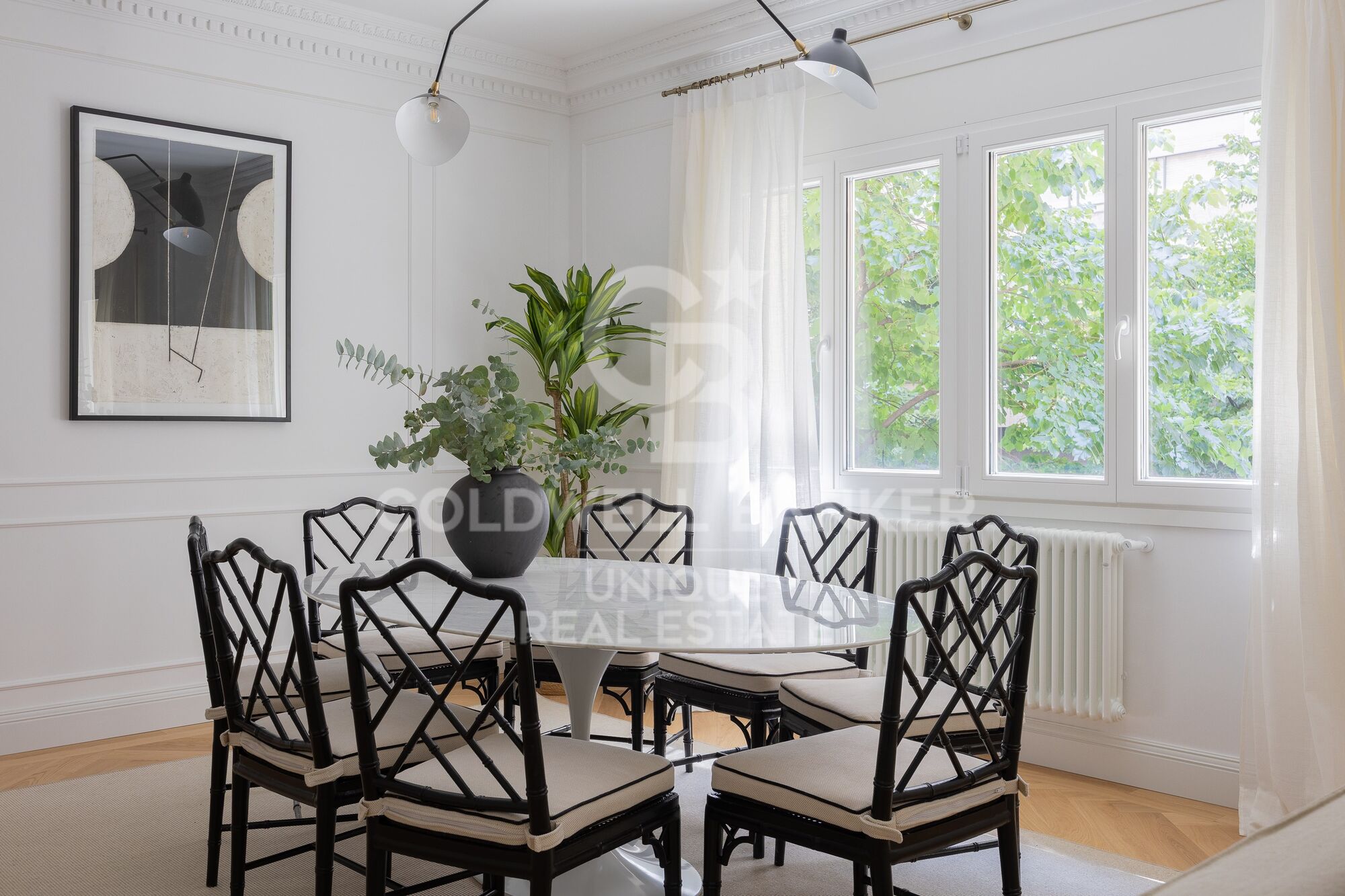 Renovated three-bedroom apartment in Castellana, Madrid
