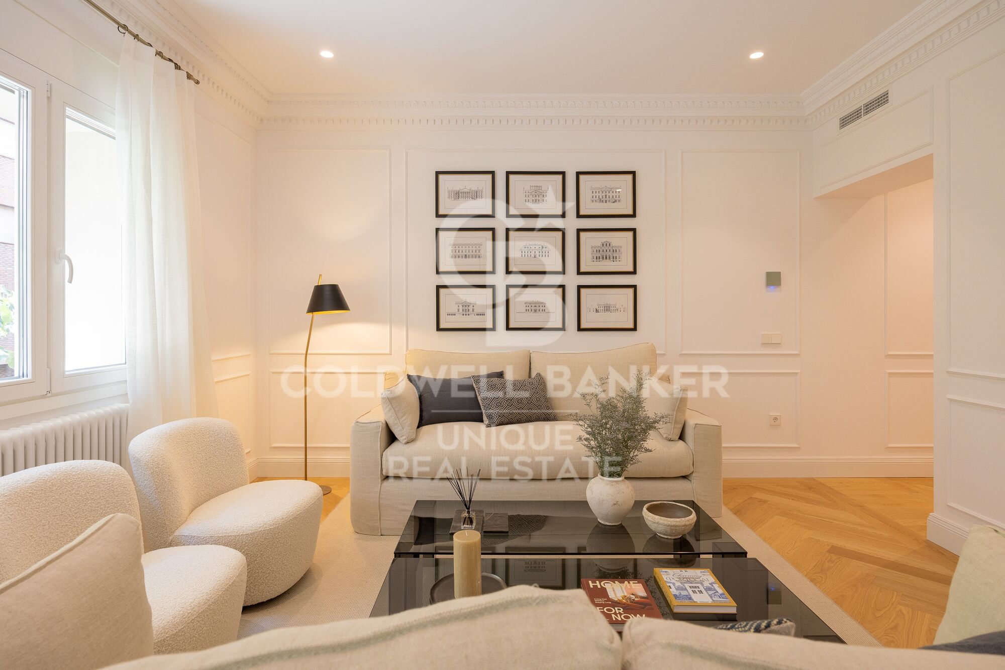 Renovated three-bedroom apartment in Castellana, Madrid