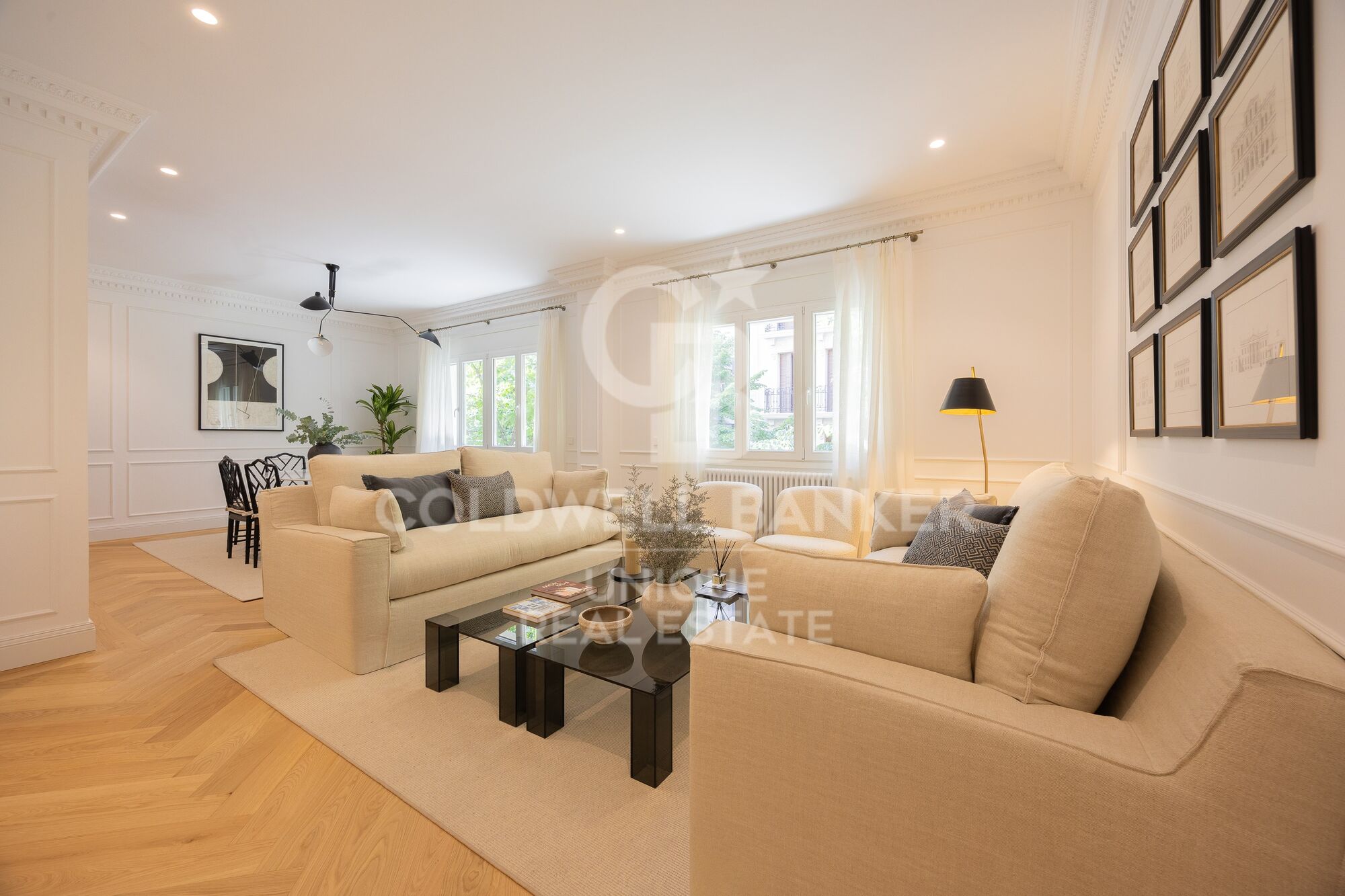 Renovated three-bedroom apartment in Castellana, Madrid
