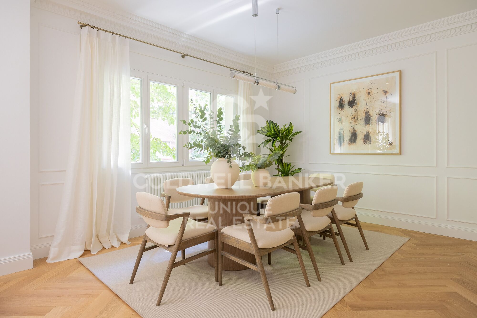 Renovated three-bedroom apartment in Castellana, Madrid