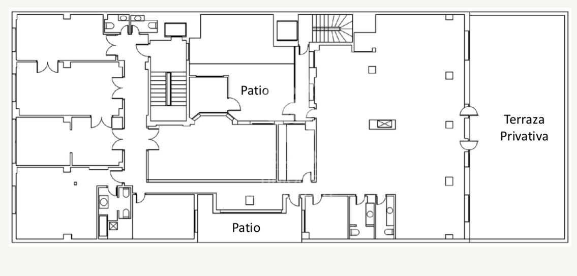 Exterior apartment to renovate with terrace in Bernabéu, Madrid
