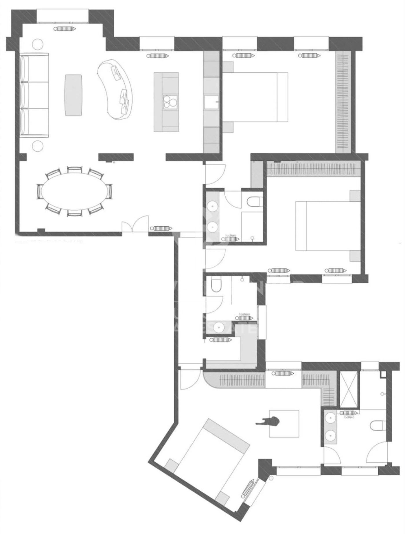 Flat 3 Bedrooms Sale Madrid