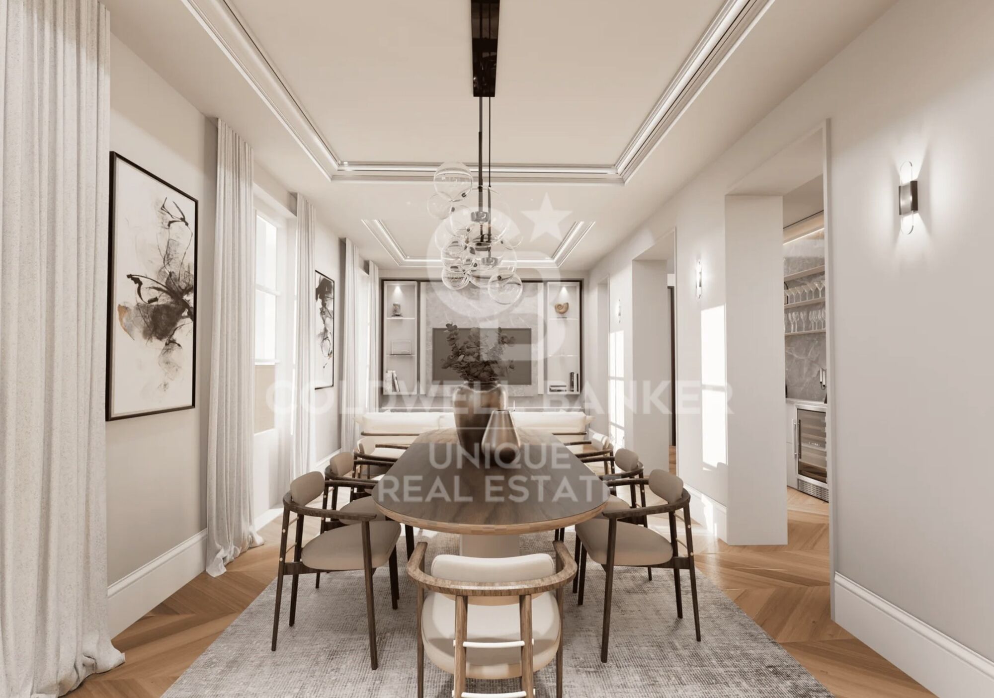 Renovated exterior flat in Almagro, Madrid