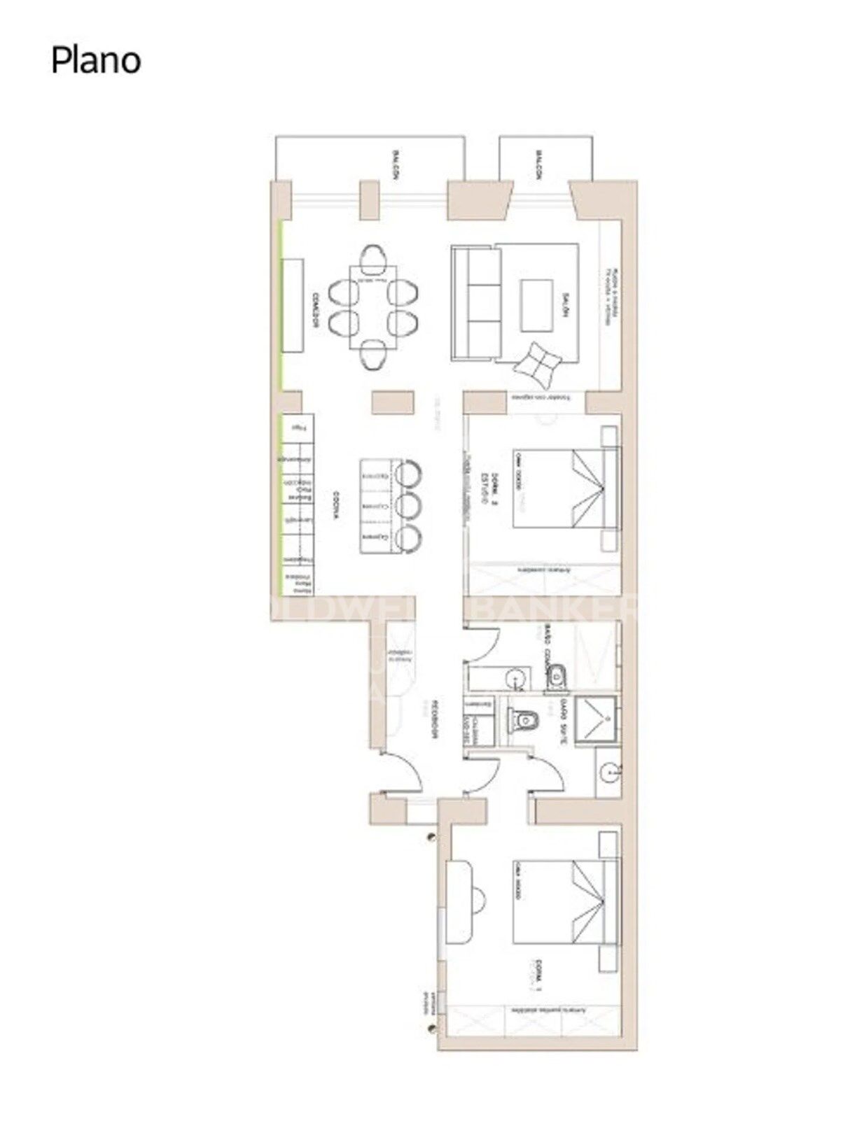 Renovated exterior apartment in Goya, Madrid