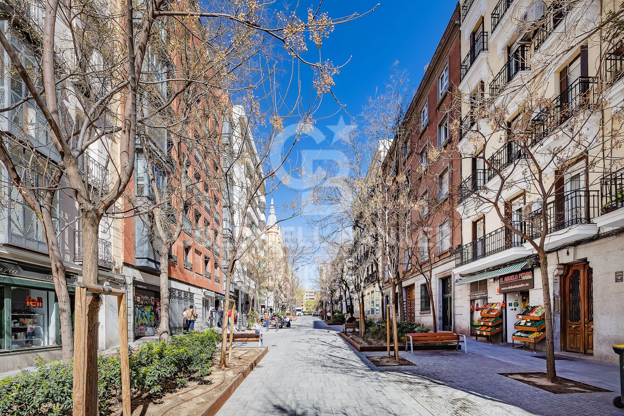 Renovated exterior penthouse with terrace in Trafalgar, Madrid