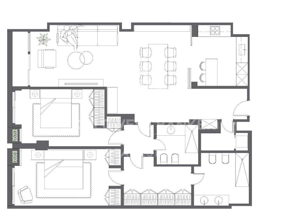 Renovated exterior apartment in Recoletos, Madrid