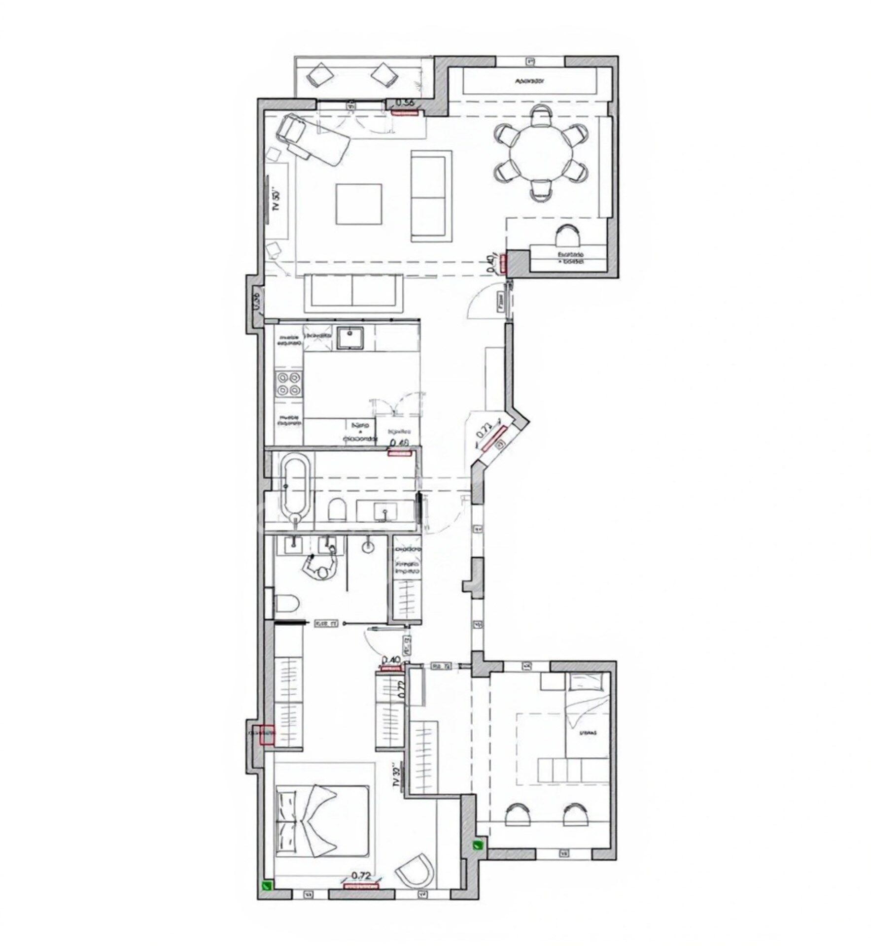 Exterior apartment with terrace and storage room in Chamberí, Madrid