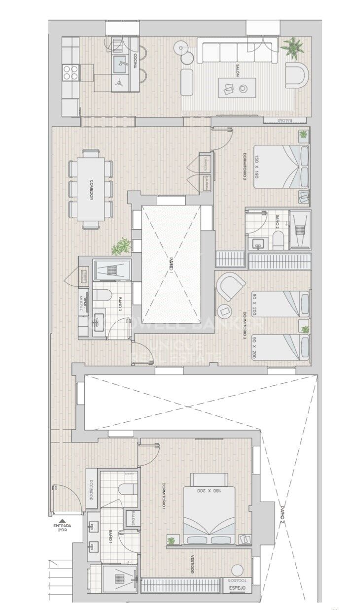 Renovated exterior apartment in Castellana, Madrid