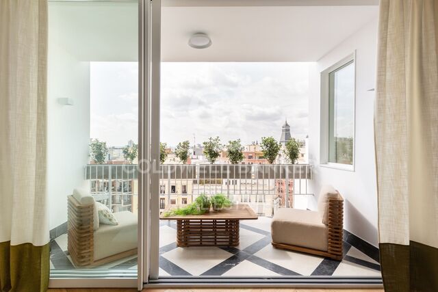 Stunning designer apartment with terrace in Chamberí, Madrid