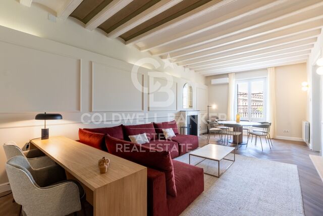 Piso amueblado de 3 hab. en Barceloneta