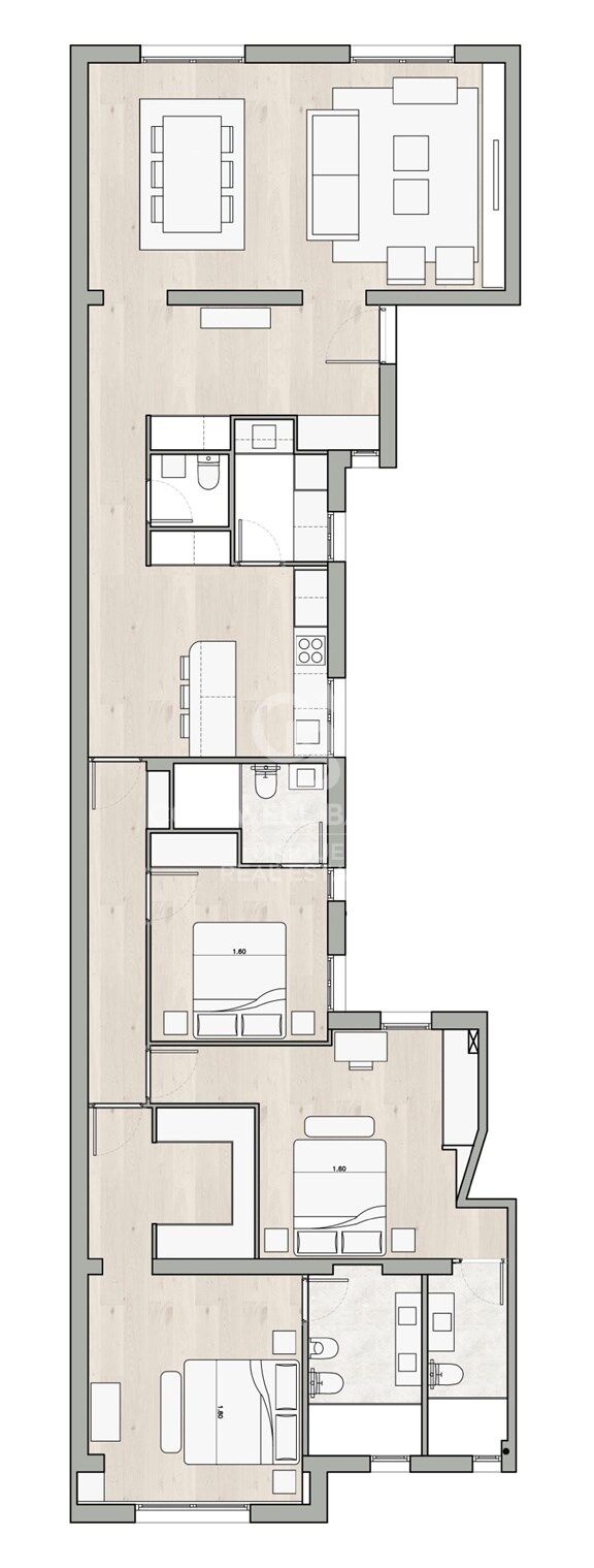 Completely refurbished exterior flat in Ibiza, Retiro.