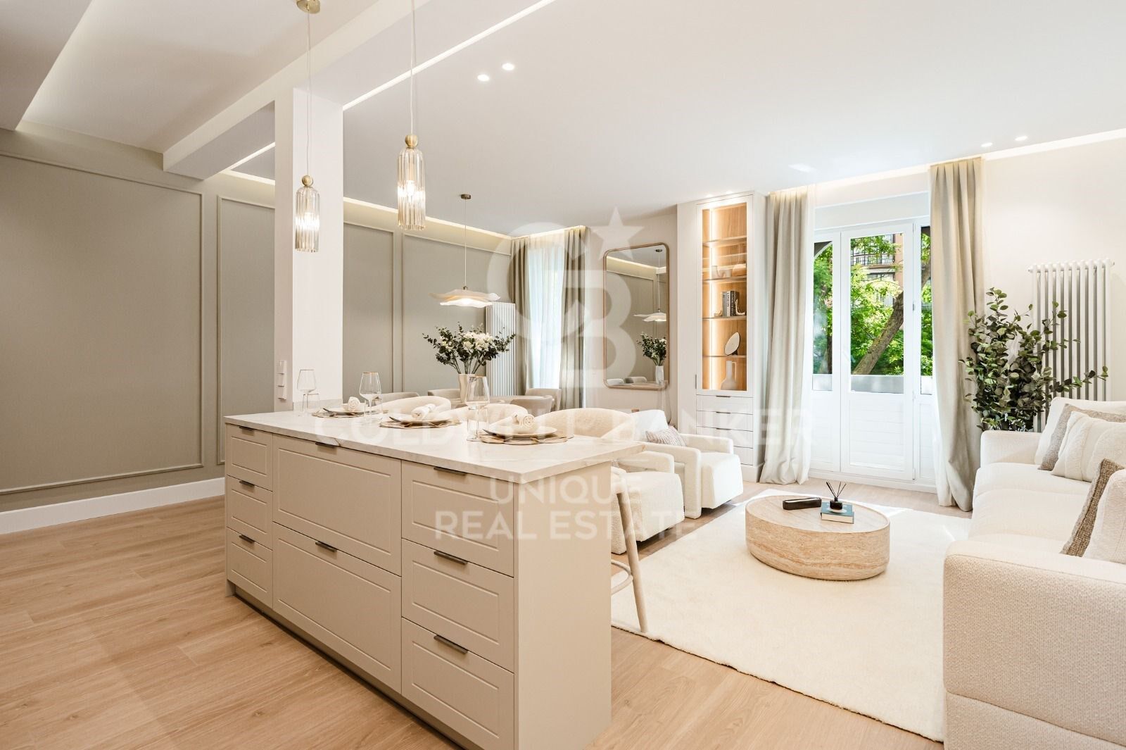 3-bedroom exterior flat in Goya, Madrid