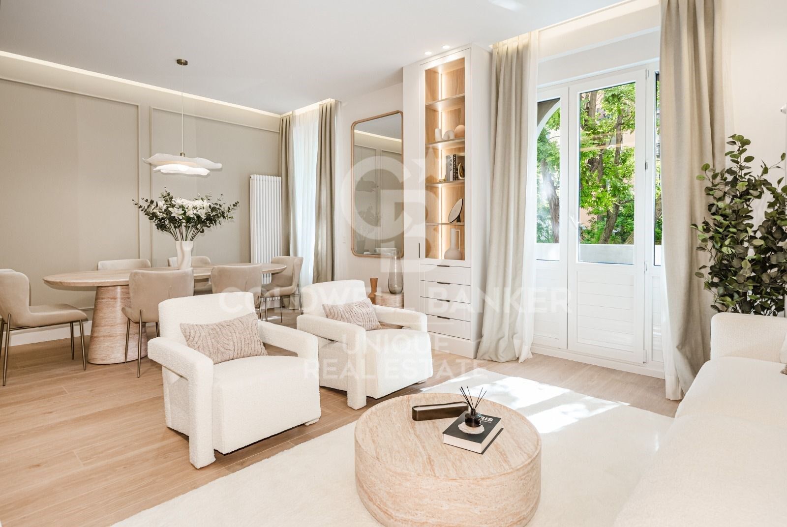 3-bedroom exterior flat in Goya, Madrid