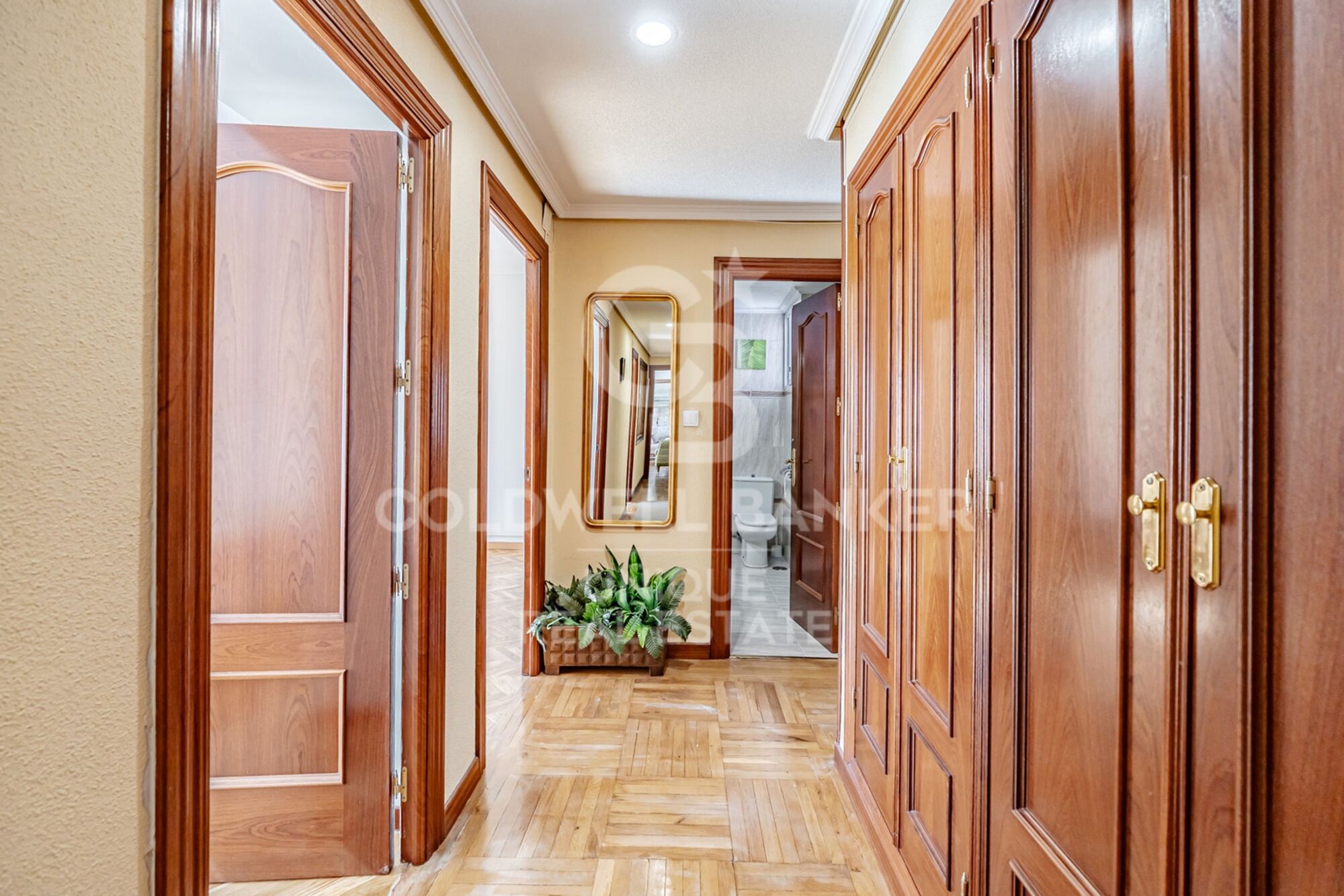 7th-Floor Exterior Apartment with Four Bedrooms, Terrace and Open Views in Goya