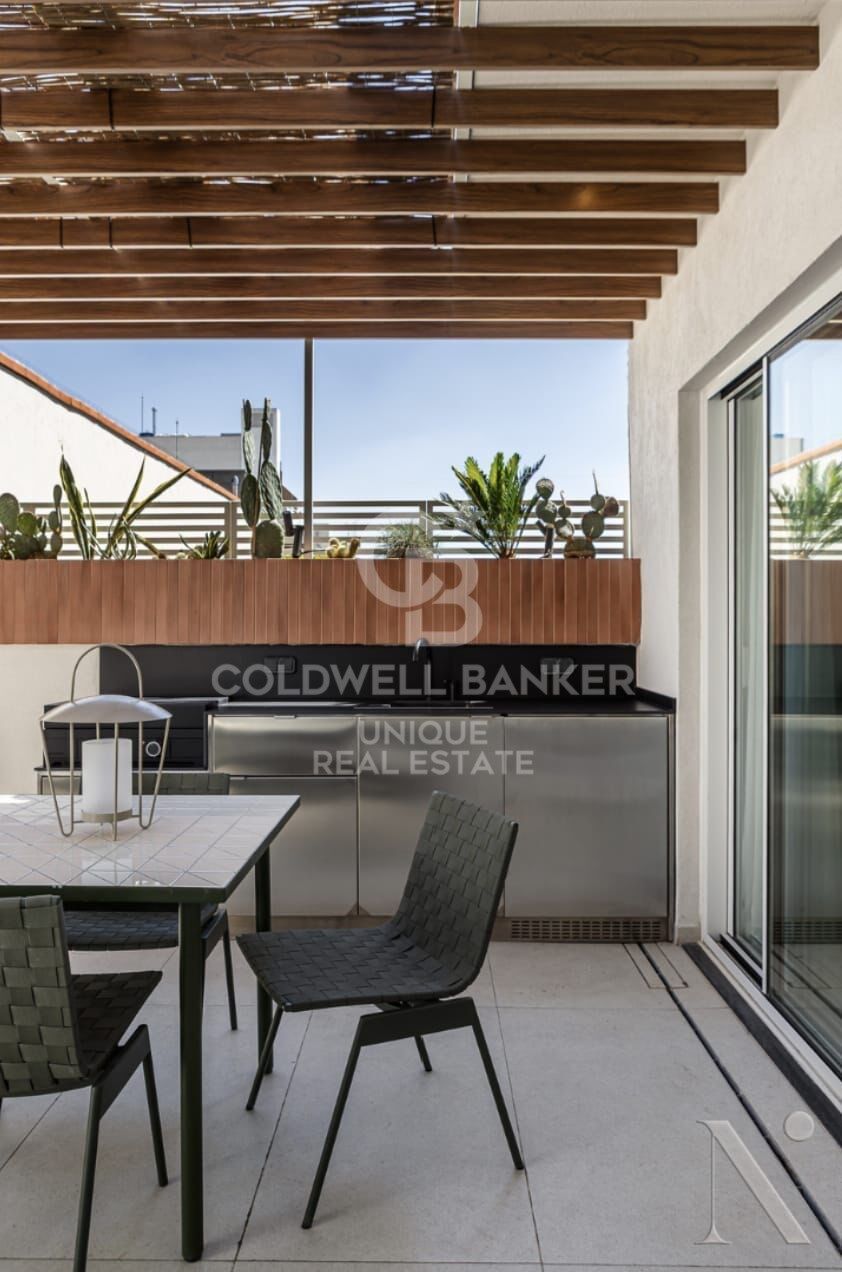 Penthouse duplex with terrace and pool