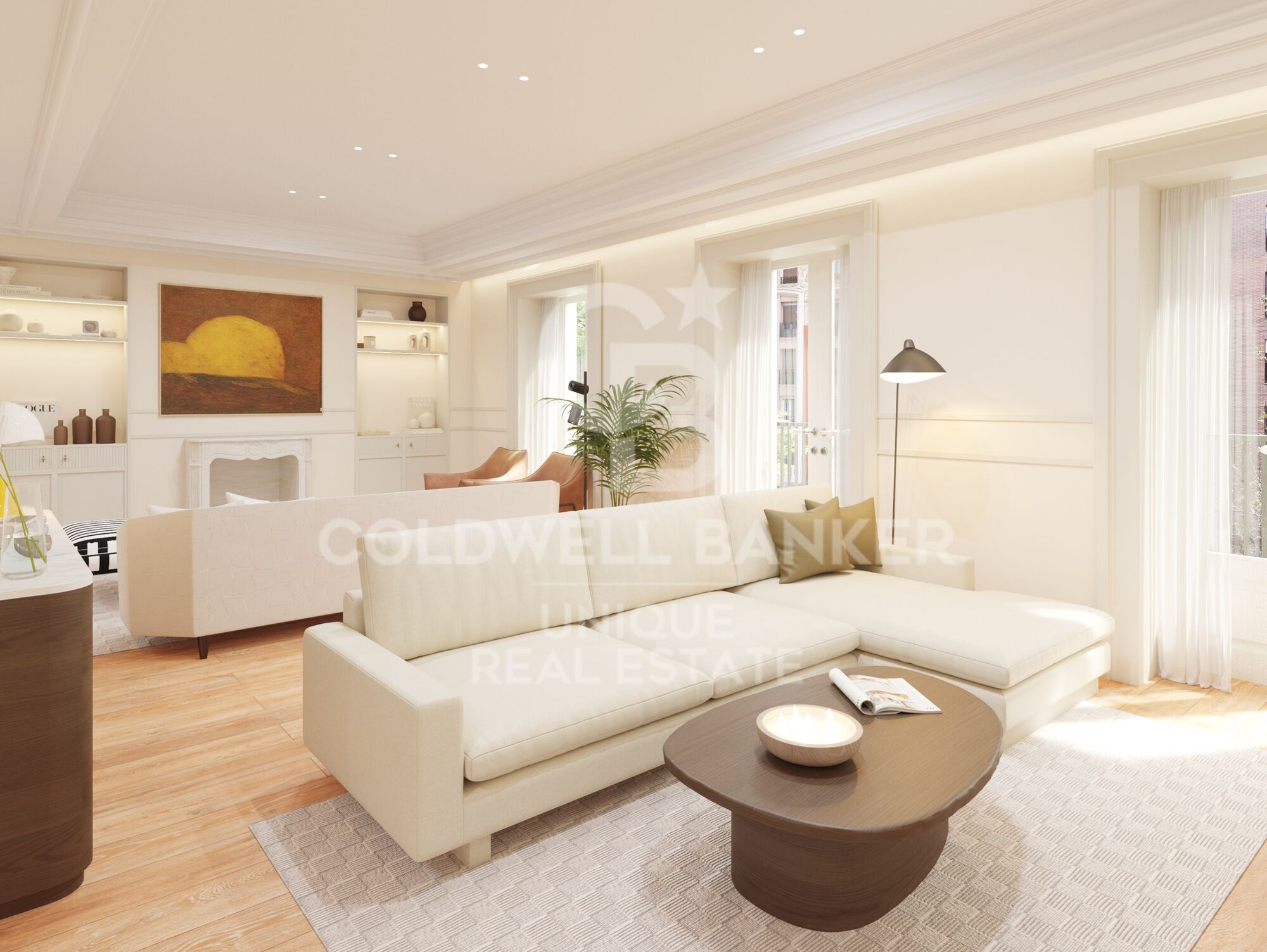 Exterior renovated apartment with storage room in Chamberí, Madrid