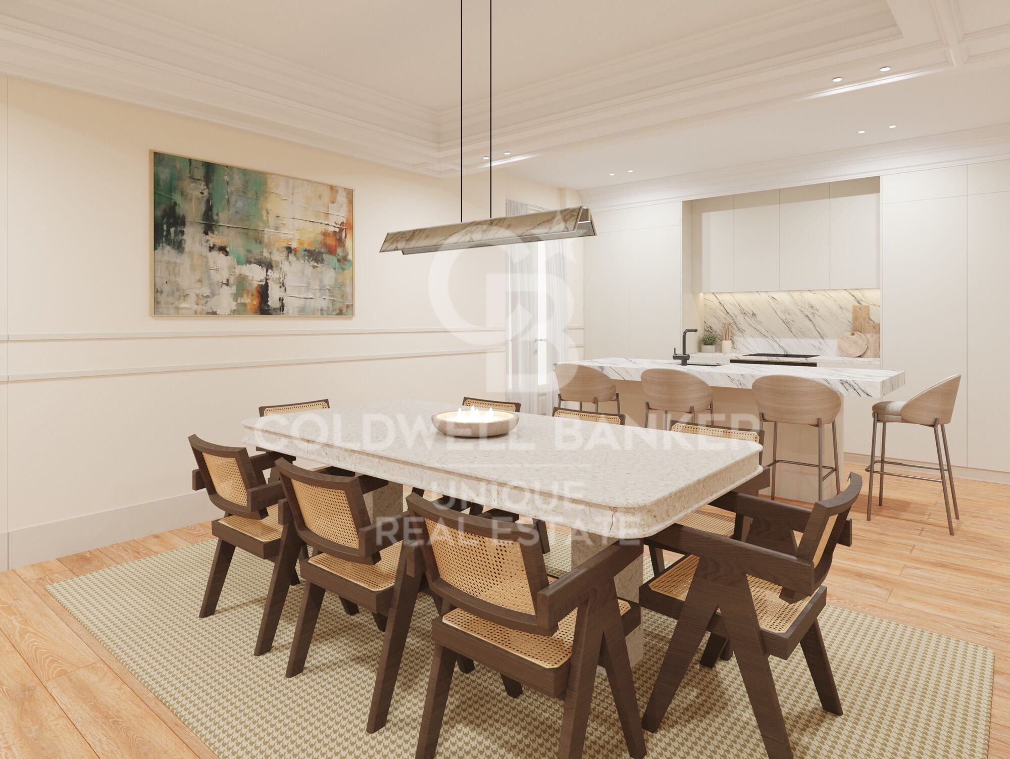 Exterior renovated apartment with storage room in Chamberí, Madrid