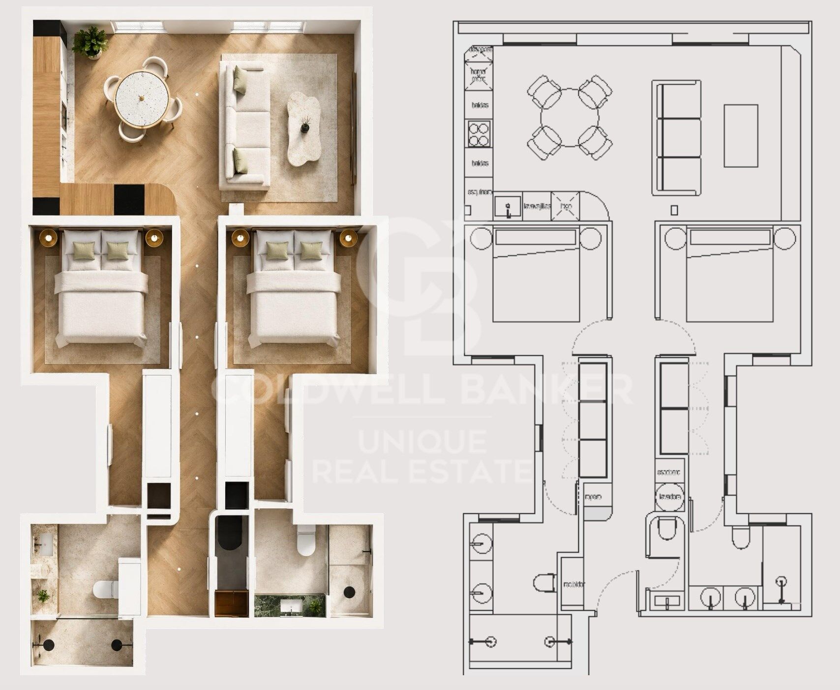 Brand-New Two-Bedroom Apartment in Goya, Salamanca District