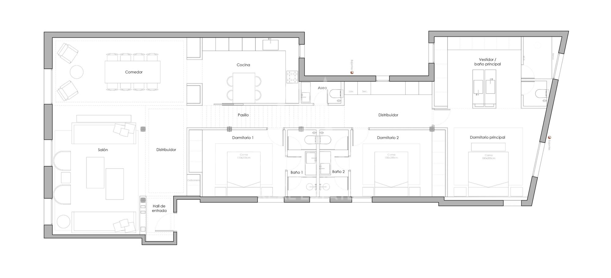 Apartment to be renovated in Almagro