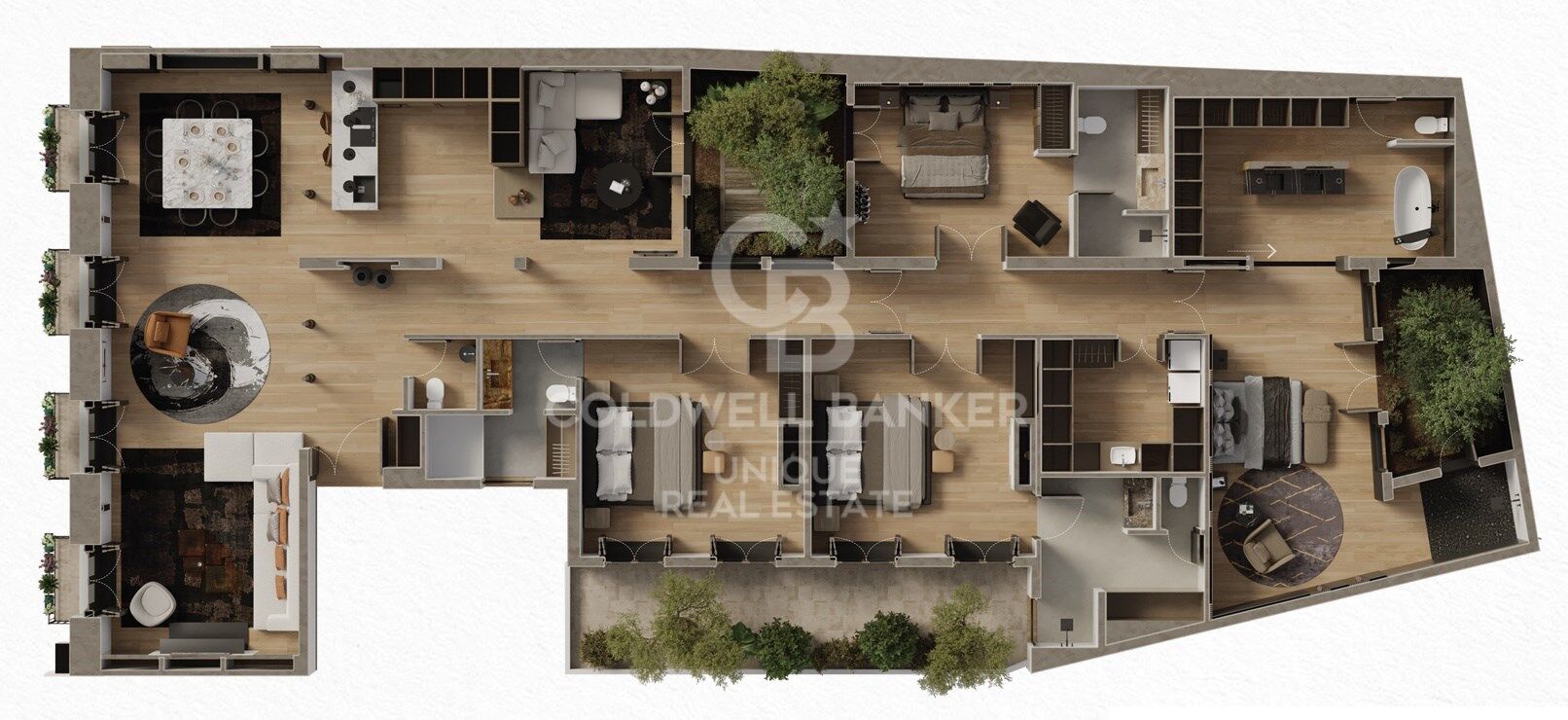 Ultra-luxury biophilic flat in Justicia