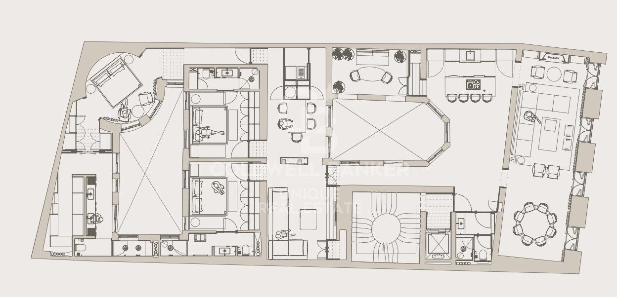 New build penthouse with five-star services in Las Cortes