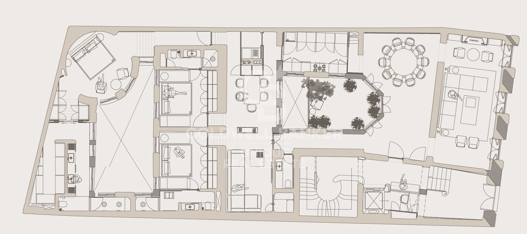 New build flat with 3 bedrooms in Las Cortes