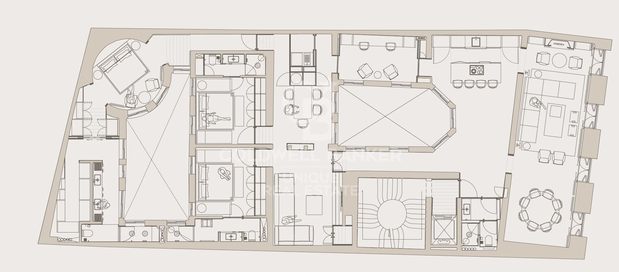 New build flat on the first floor in the exclusive neighbourhood of Las Cortes.