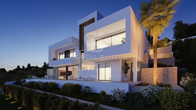 Villa de luxe de 4 chambres avec vue sur la mer à Altea Hills