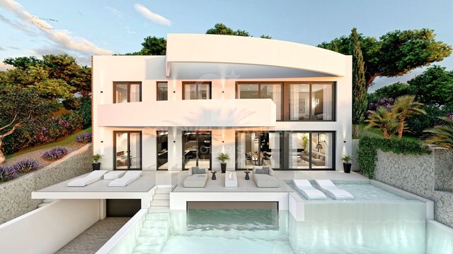 En construcción Villa de lujo de 4 habitaciones en Altea