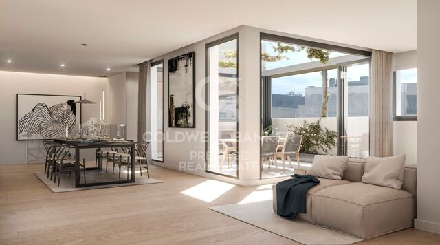 Luxury penthouse for sale on the iconic Rambla Catalunya