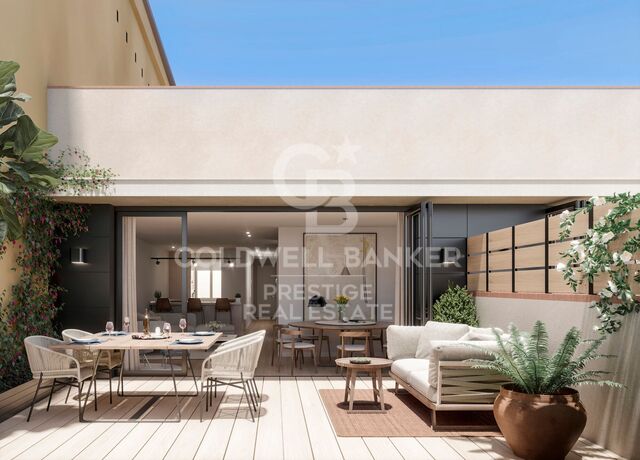 Penthouse de luxe à vendre sur l'emblématique Rambla Catalunya