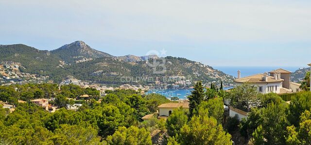Villa méditerranéenne ou solaire avec vue panoramique à Port d'Andratx
