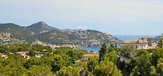 Mediterrane oder Solarvilla mit Panoramablick in Port d'Andratx