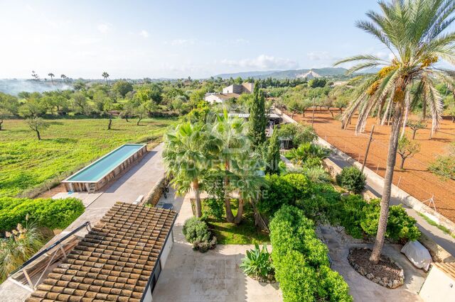 Elegante ático en Son Espanyol con estudio de invitados independiente y vistas impresionantes