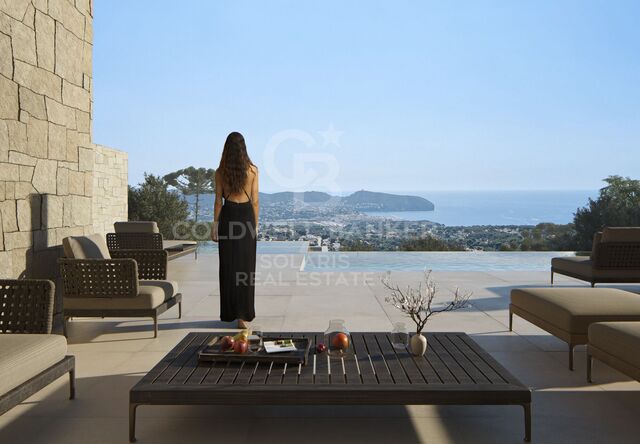 Under construction - Luxury villa with fantastic views in Teulada-Moraira