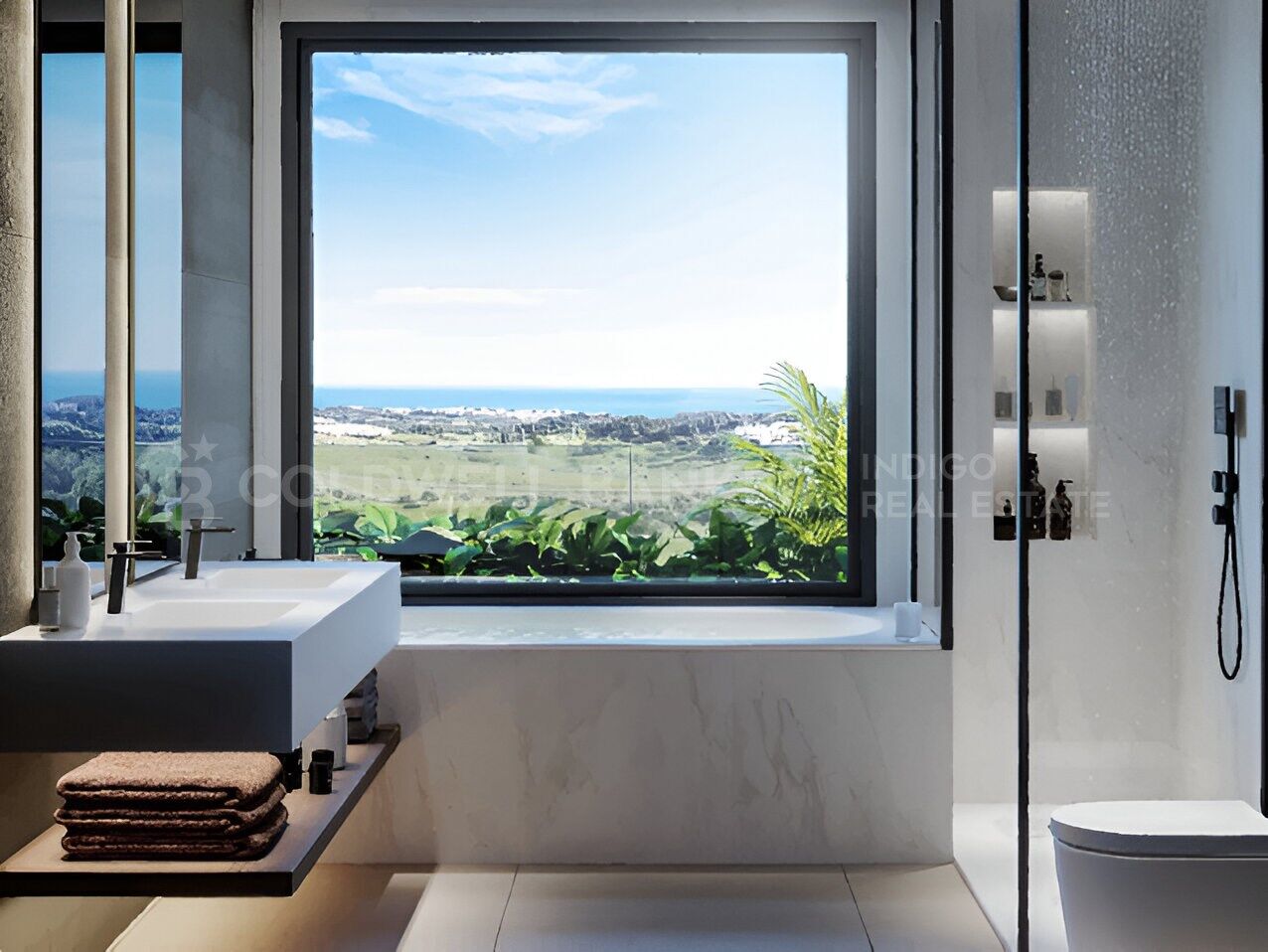 Chalet obra nueva en Sanxenxo con vistas al mar