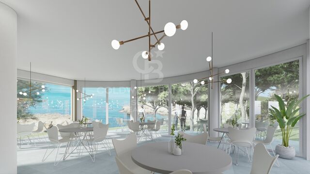 Projet avec licence d'hôtel de charme en bord de mer sur le Paseo de Cala Blanca, Jávea