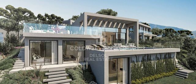 Stunning 3 bedroom contemporary style villas located in Benahavís, with stunning panoramic sea views.