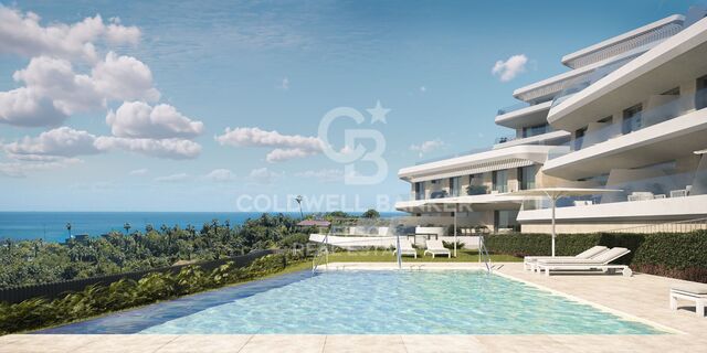 Viviendas de 2 y 3 dormitorios en venta, con increíbles vistas al mar Mediterráneo en Estepona.