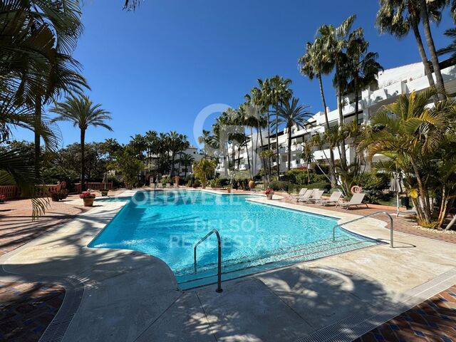 Fantastic ground floor apartment in Puente Romano, Marbella.